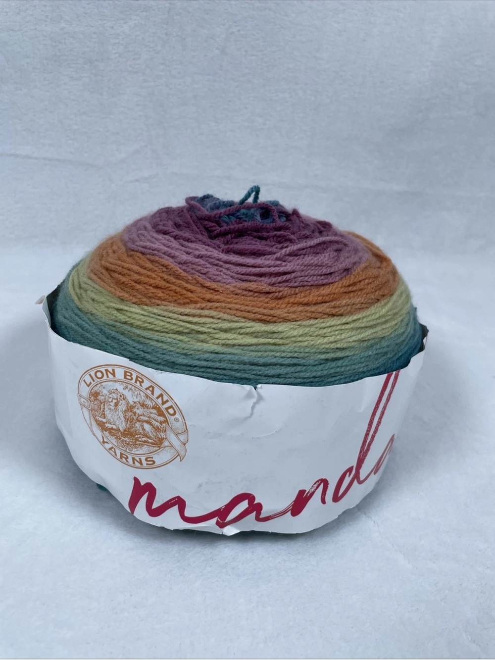 1 Cake Lion Brand Yarns Mandala Bonus Bundle SASQUATCH - 10.5 Oz/1181 Yds